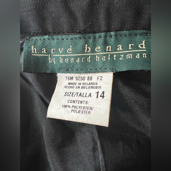 Harve Benard Elegant Black Trousers Size 14 - Picture 4 of 4